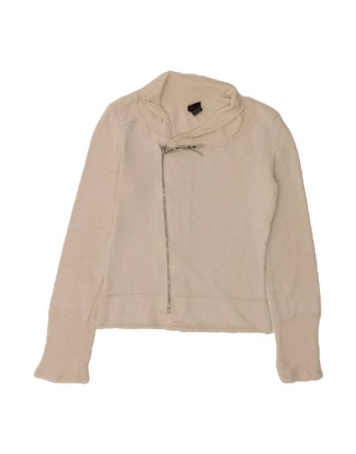 Vintage Diesel Tracksuit Top Jacket UK 12 Medium In Beige