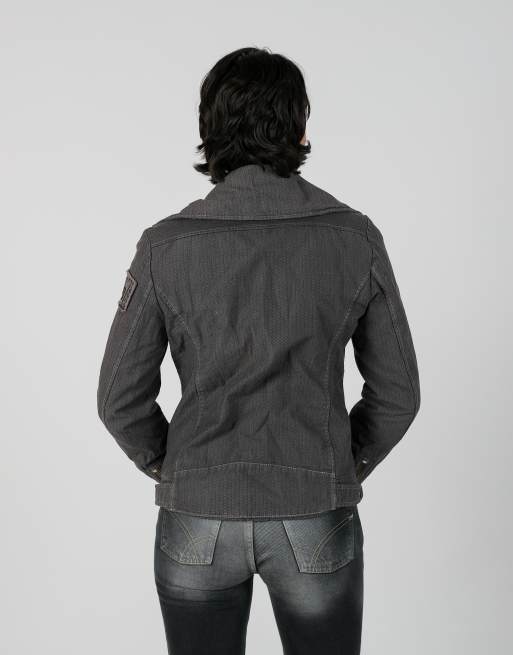 Vintage Diesel XS woven jacket in grey, 2 of 4