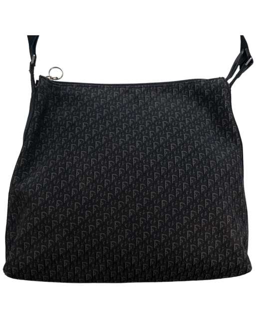 Vintage Dior Monogram Cross Body Bag in Black, 3 of 4