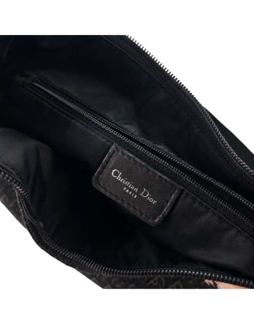 Vintage Dior Monogram Cross Body Bag in Black, 4 of 4