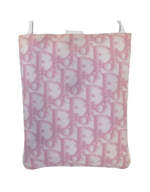 Vintage Dior Monogram Mini Crossbody Bag in Pink, 2 of 4