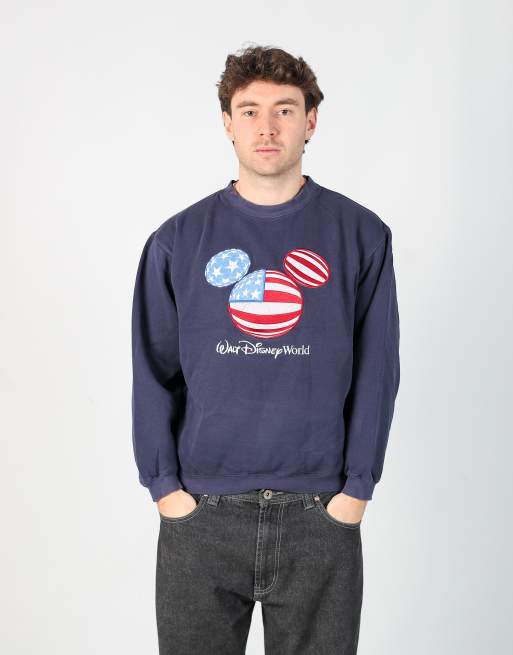 Vintage Disney m sweatshirt in navy blue