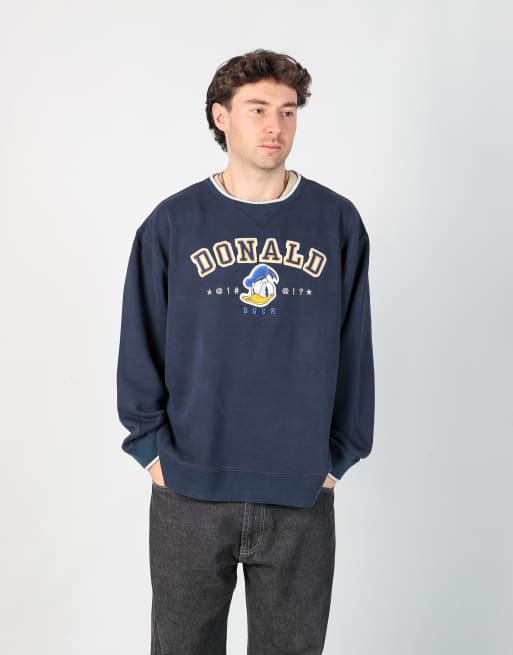 Vintage Disney xl sweatshirt in navy blue