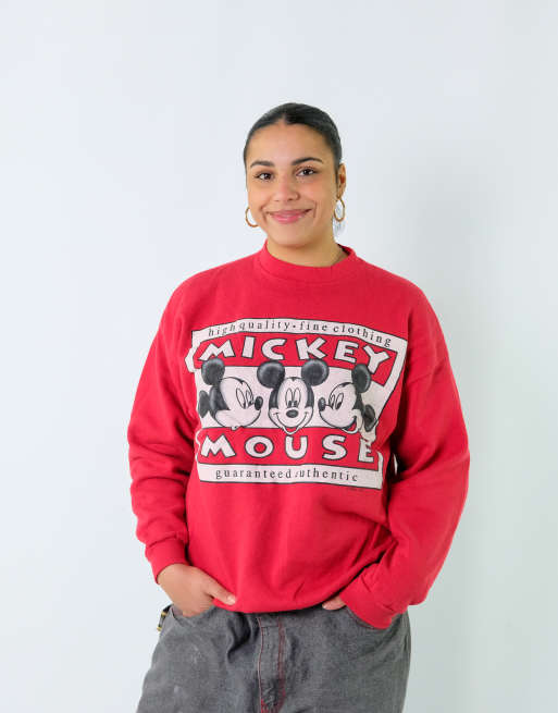 Vintage Disney XL Sweatshirt Red