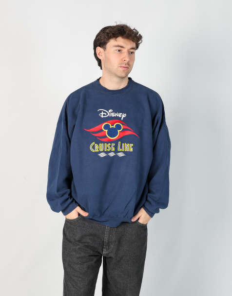 Vintage Disney xxl sweatshirt in navy blue - view 1