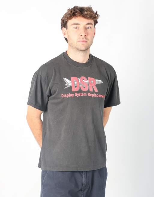 Vintage Display System Replacement m t-shirt in charcoal grey