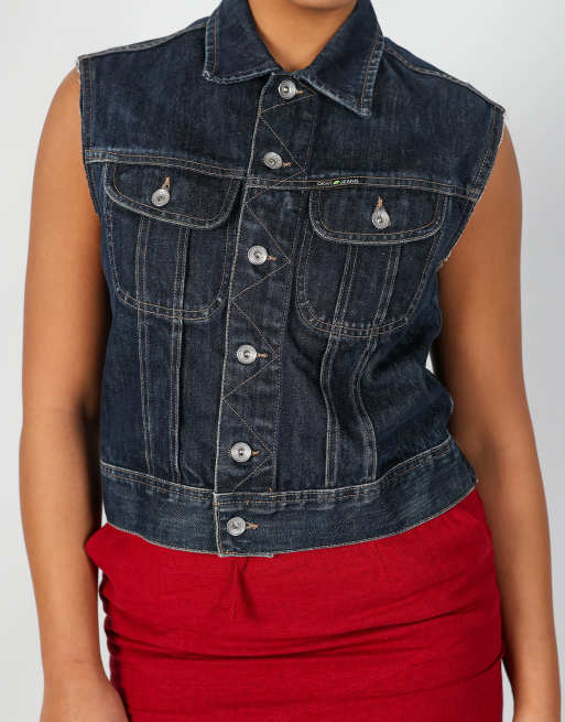 Vintage DKNY L denim jacket in blue, 4 of 4