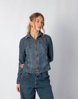Vintage DKNY M Denim Jacket Blue