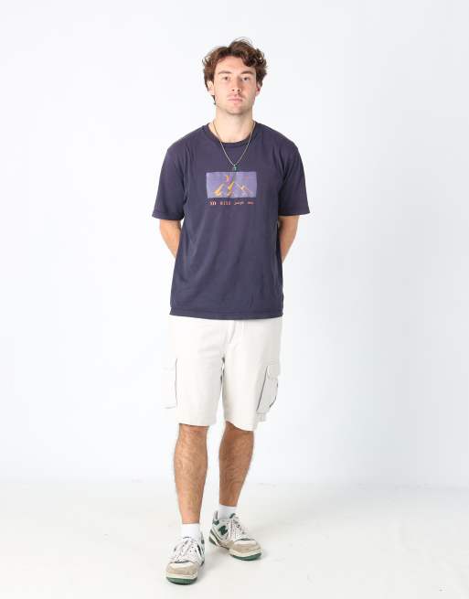 Vintage Dockers 32x36 canvas cargo shorts in beige