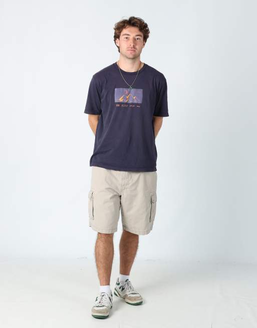 Vintage Dockers 32x49 canvas cargo shorts in beige