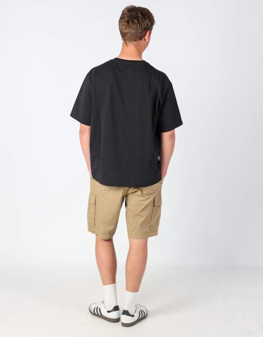 Vintage Dockers 34x20 canvas cargo shorts in tan, 3 of 4