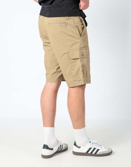 Vintage Dockers 34x20 canvas cargo shorts in tan, 4 of 4