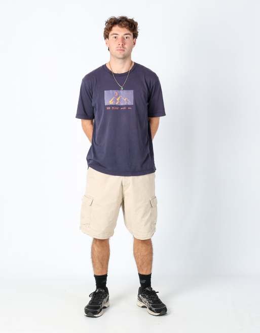 Vintage Dockers 34x21 canvas cargo shorts tan