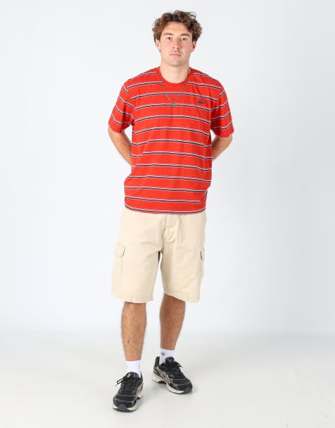 Vintage Dockers 34x22 canvas cargo shorts in tan - view 1