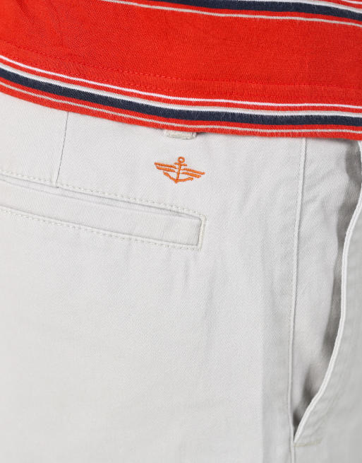 Vintage Dockers 36x22 canvas cargo shorts in ivory, 4 of 4
