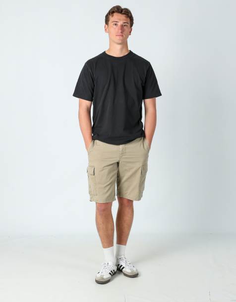 Vintage Dockers 36x23 canvas cargo shorts in tan - view 1