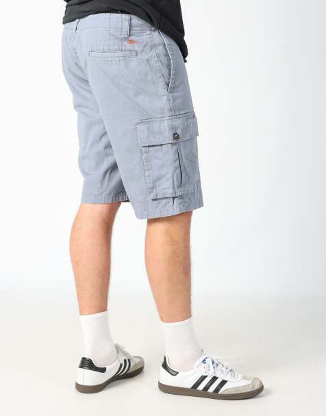 Vintage Dockers 36x31 canvas cargo shorts in grey - view 1