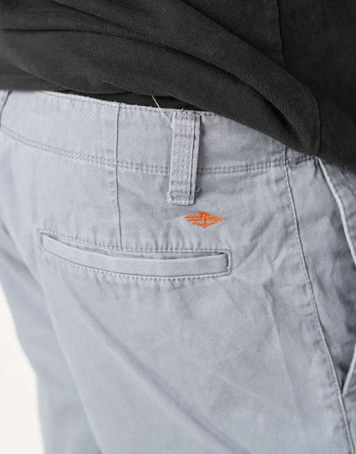 Vintage Dockers 36x31 canvas cargo shorts in grey, 4 of 4