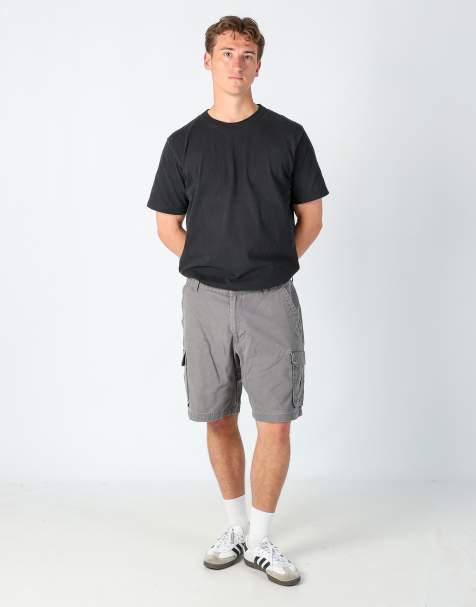 Vintage Dockers 36x34 canvas cargo shorts in grey - view 1