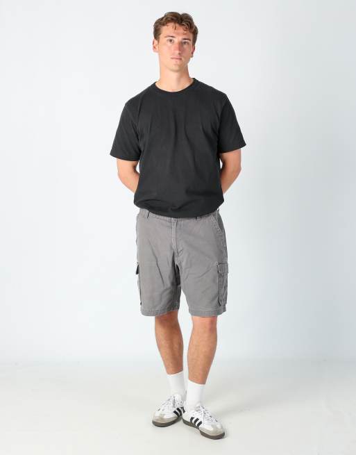 Vintage Dockers 36x34 canvas cargo shorts in grey
