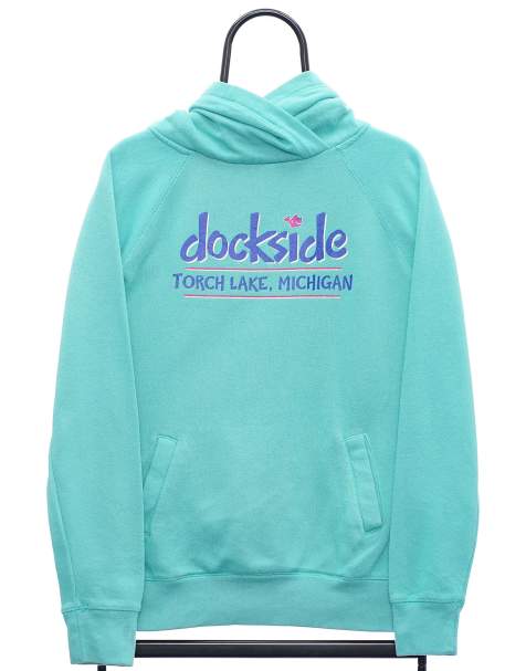 Vintage Dockside Graphic size S hoodie in green - view 1