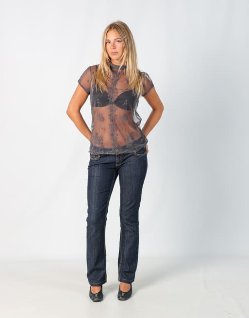 Vintage Dolce & Gabbana 8 straight jeans in blue