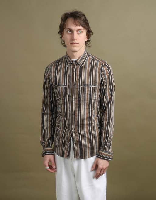 Vintage Dolce & Gabbana Dress Shirt size S/M in Brown, 1 of 4