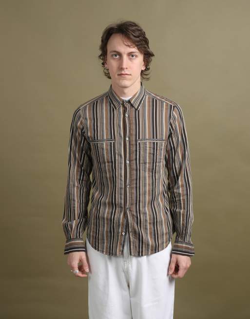 Vintage Dolce & Gabbana Dress Shirt size S/M in Brown, 3 of 4