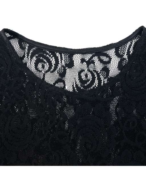 Vintage Dolce & Gabbana Floral Lace Top Size S, 3 of 4