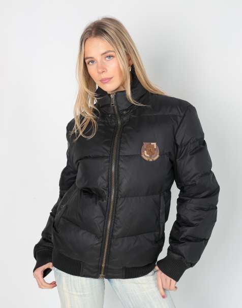 Vintage Dolce & Gabbana L puffer jacket in black - view 1