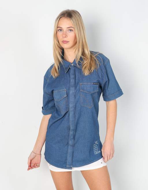 Vintage Dolce & Gabbana L shirt in blue