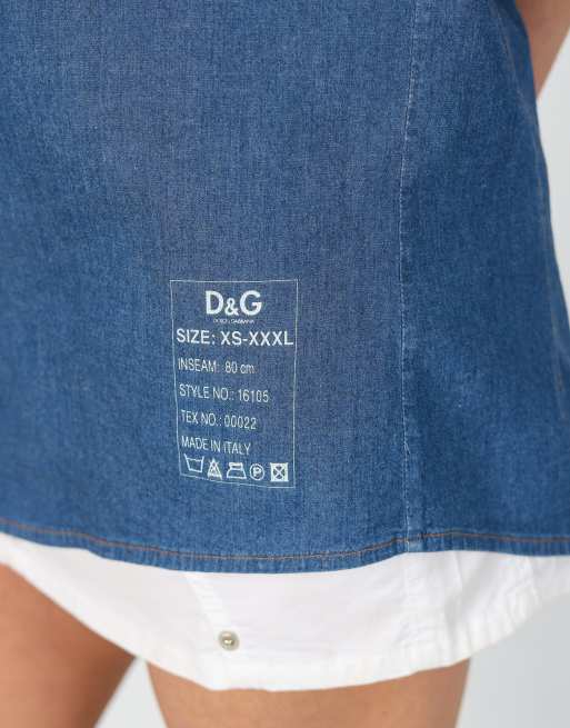 Vintage Dolce & Gabbana L shirt in blue, 4 of 4
