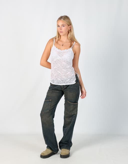 Vintage Dolce & Gabbana L straight jeans in blue