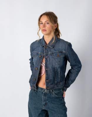 Vintage Dolce & Gabbana M Denim Jacket Blue