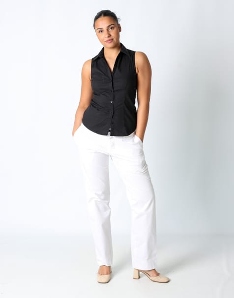 Vintage Dolce & Gabbana M woven trousers ivory - view 1