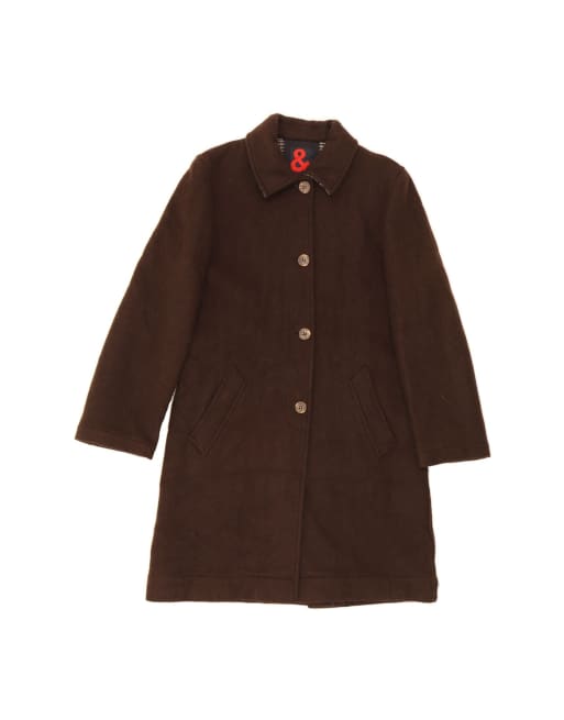Vintage Dolce & Gabbana Overcoat It 42 Medium In Brown