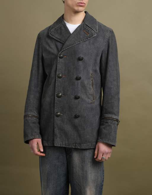 Vintage Dolce & Gabbana Pea Coat size M in Grey, 3 of 4