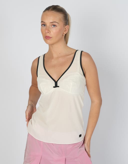 Vintage Dolce & Gabbana S cami in cream