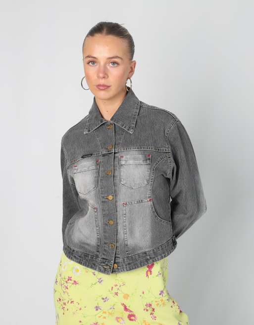 Vintage Dolce & Gabbana S denim jacket in grey