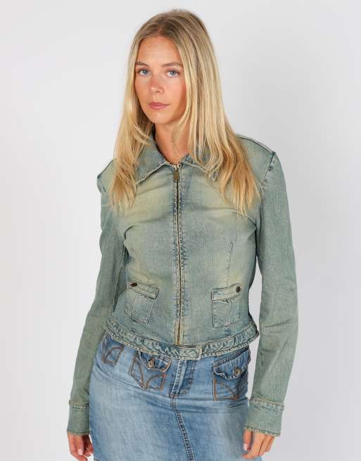 Vintage Dolce & Gabbana S denim jacket in light blue