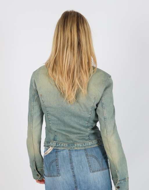 Vintage Dolce & Gabbana S denim jacket in light blue, 2 of 4