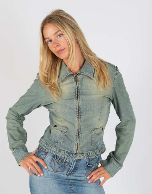 Vintage Dolce & Gabbana S denim jacket in light blue, 3 of 4