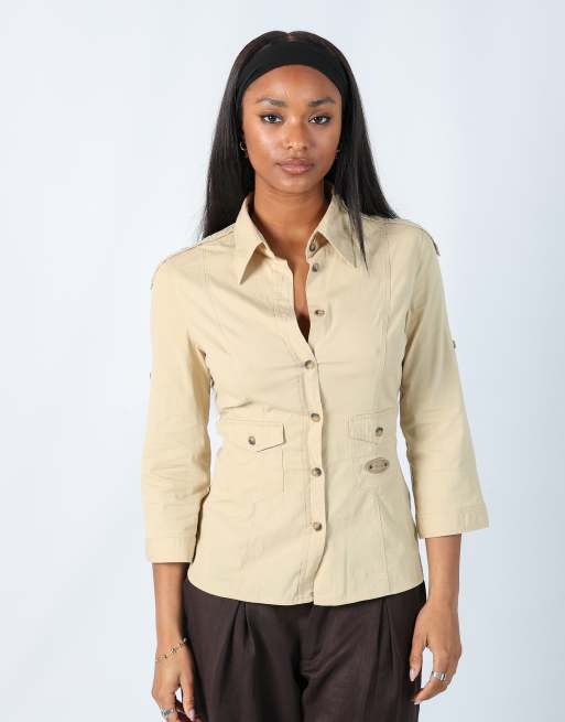 Vintage Dolce & Gabbana S shirt in beige