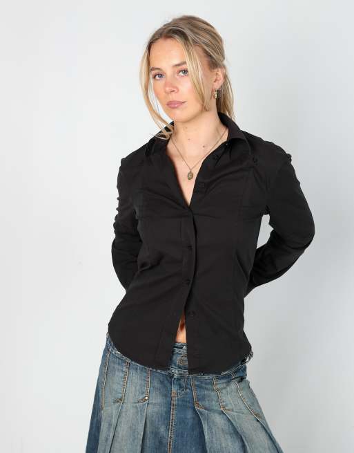 Vintage Dolce & Gabbana S shirt in black