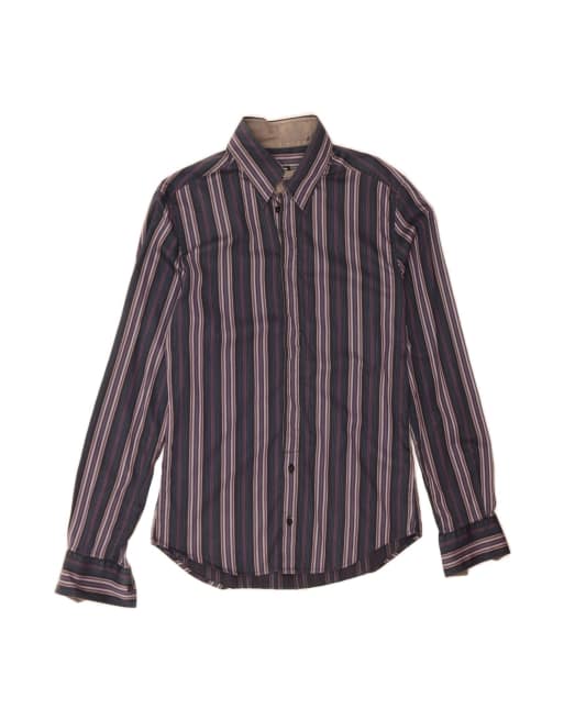 Vintage Dolce & Gabbana Shirt Small In Purple Striped