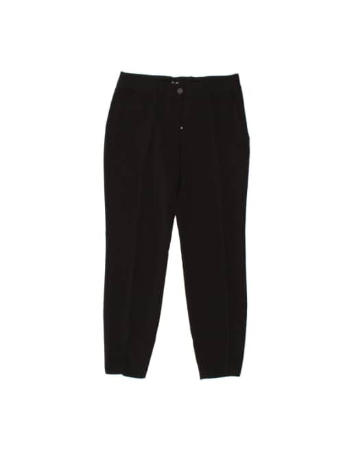 Vintage Dolce & Gabbana Slim Chino Trousers It 40 Small W27 L27 In Black
