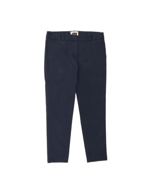 Vintage Dolce & Gabbana Slim Chino Trousers It 42 Medium W30 L27 In Blue