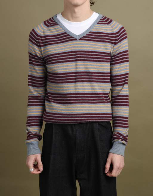 Vintage Dolce & Gabbana V-Neck Jumper size M in Grey, 3 of 4