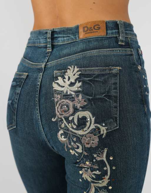 Vintage Dolce & Gabbana XS jeans in blue, 4 of 4