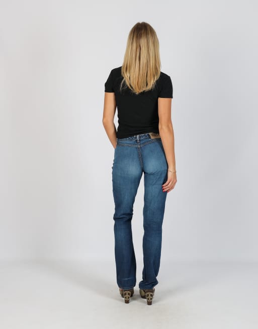 Vintage Dolce & Gabbana XS straight jeans in blue, 3 of 4
